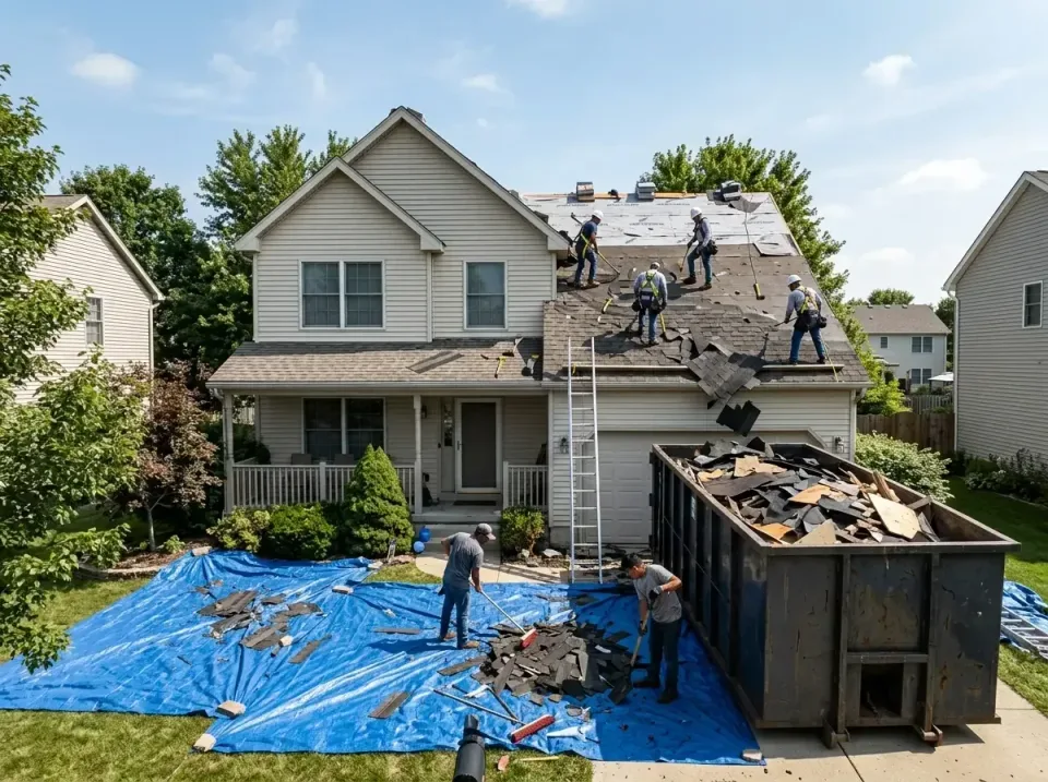 roof-replacement-debris-remova-004 — frequently asked questions, Cheapest Dumpster Rentals in Lakemore, OH
